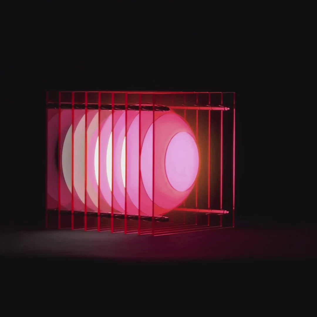 Lớp Big Square in Electric Pink Acrylic