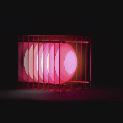 Lớp Big Square in Electric Pink Acrylic