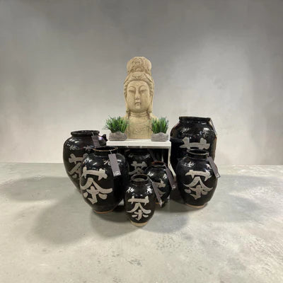 Rare 19th Century Tokkuri Ceramic Tea Jar