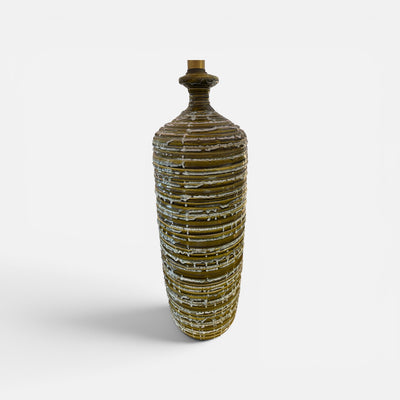 Drip Lava Glaze  Ceramic Pair of Lamps