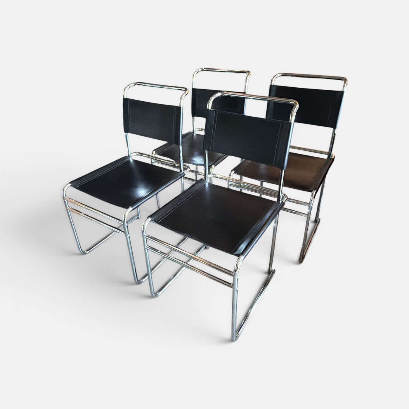 Marcel Breuer Set of 4 Dining Chairs