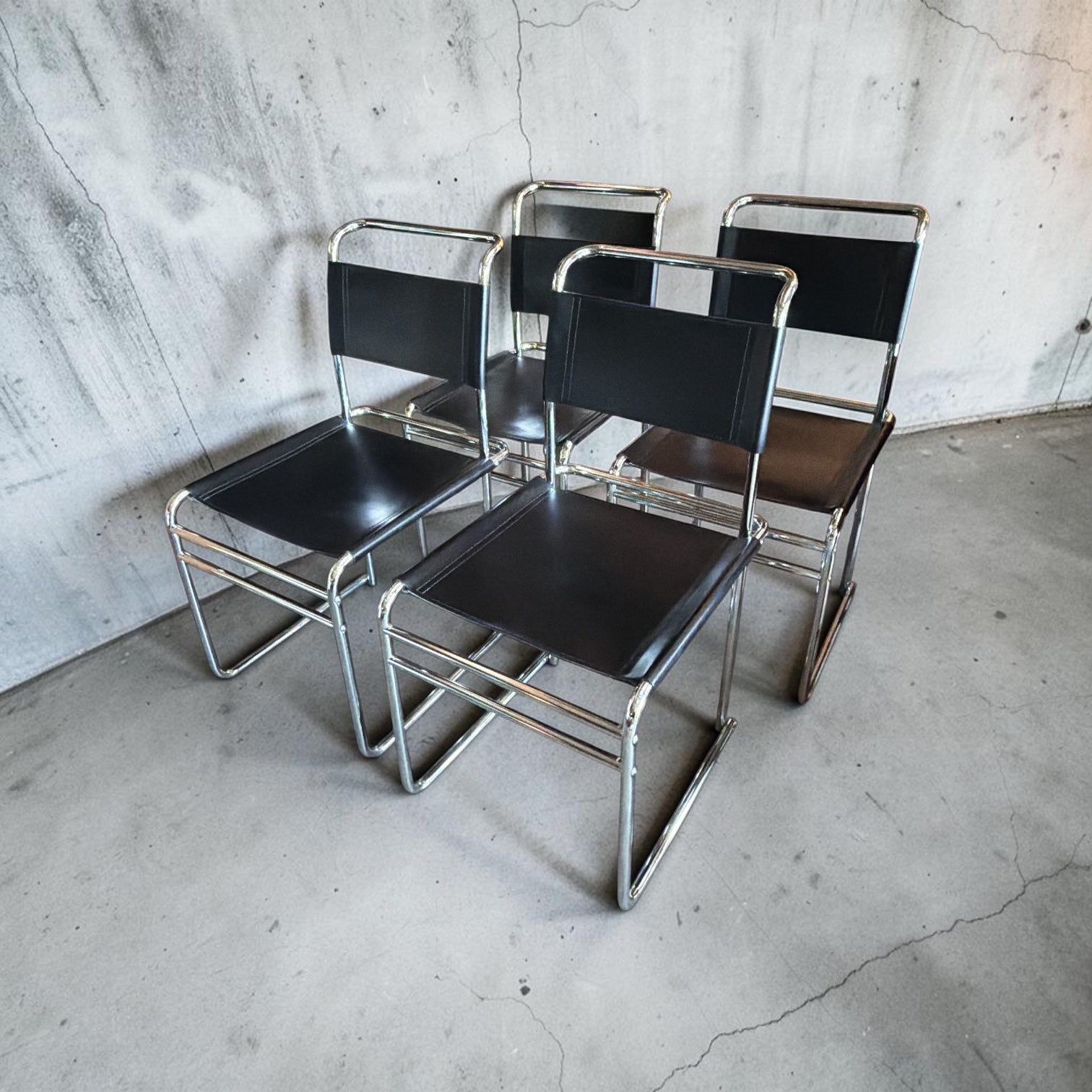 Marcel Breuer Set of 4 Dining Chairs