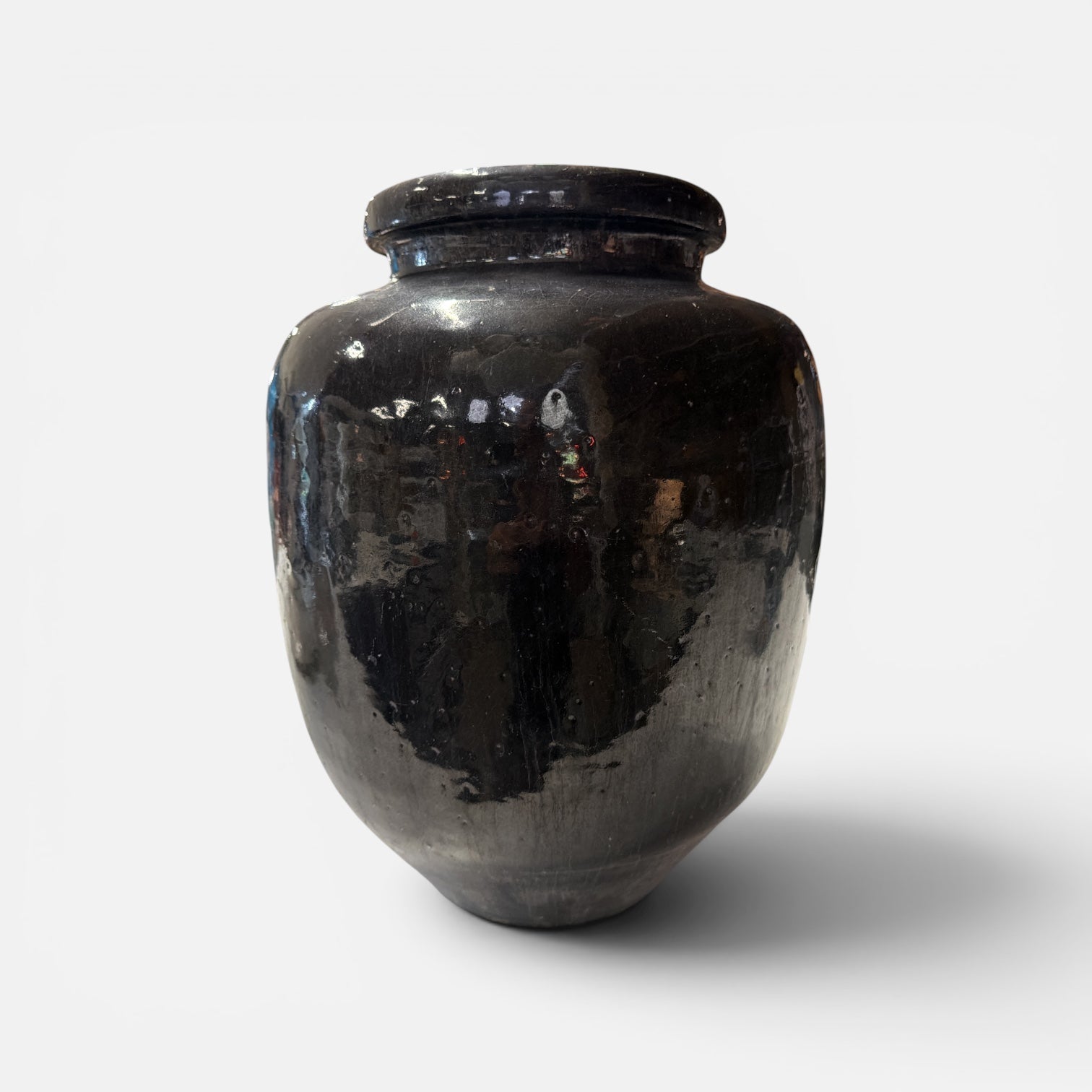 Rare 19th Century Tokkuri Ceramic Tea Jar