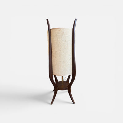 Modeline Mid Century Lamp Walnut Lamp