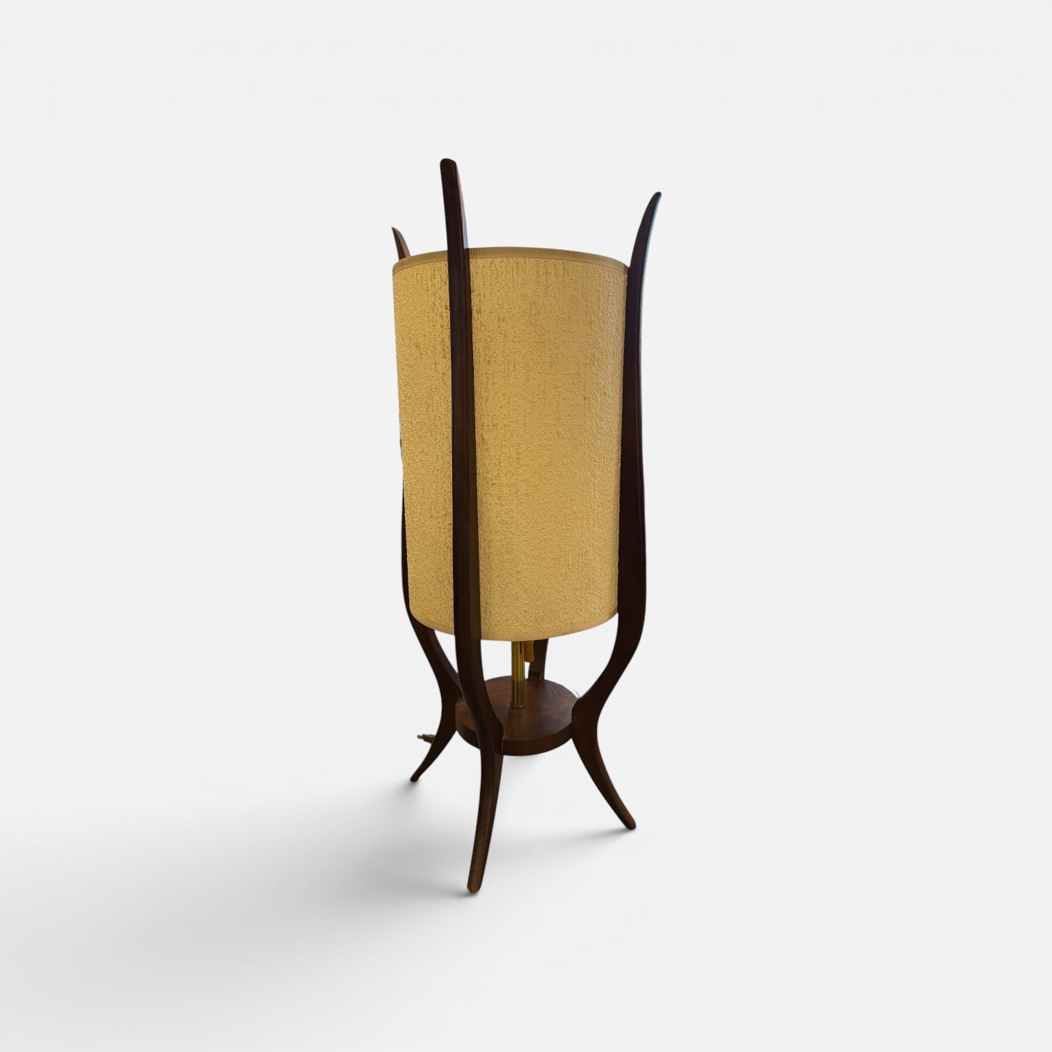 Modeline Mid Century Lamp Walnut Lamp