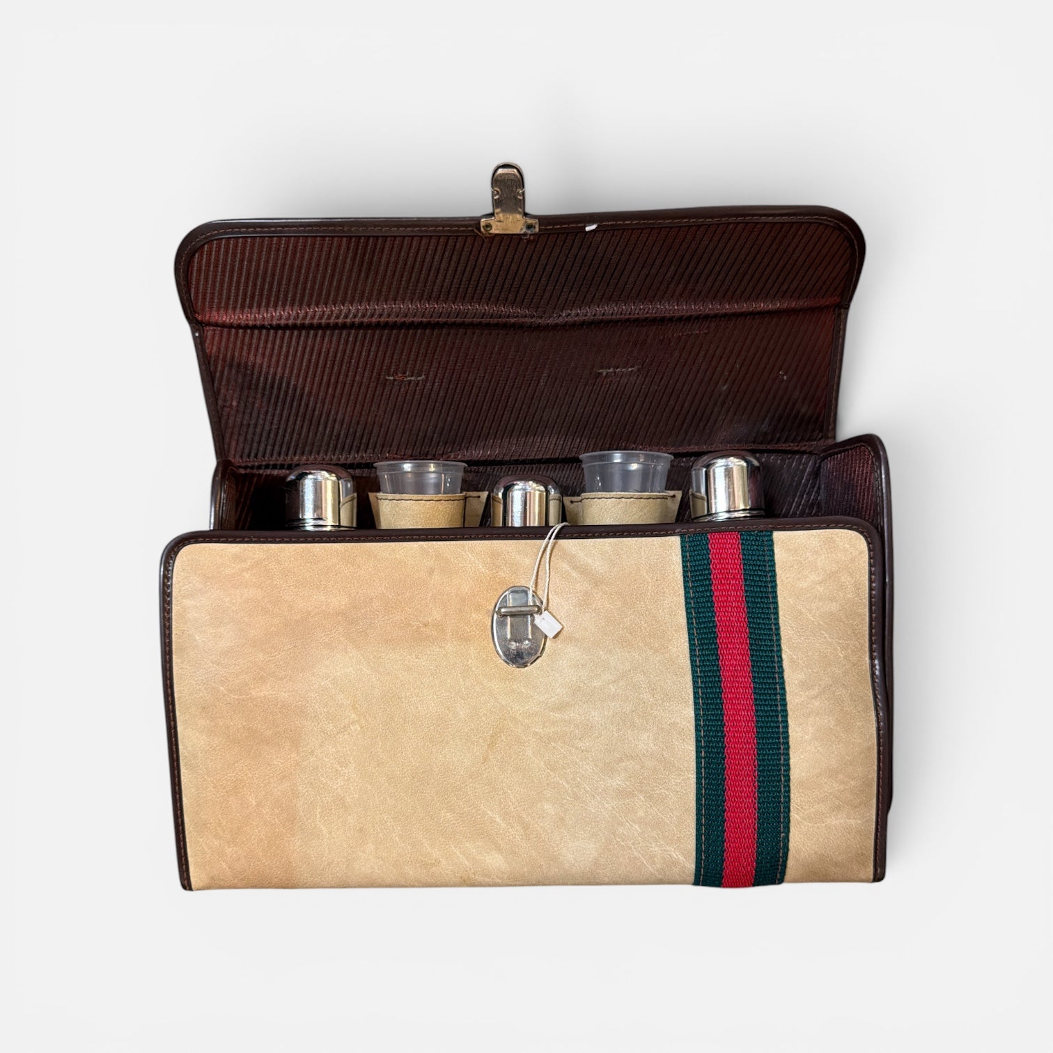 Mid Century Travel Bar Kit GUCCI Style