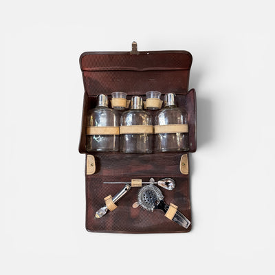 Mid Century Travel Bar Kit GUCCI Style