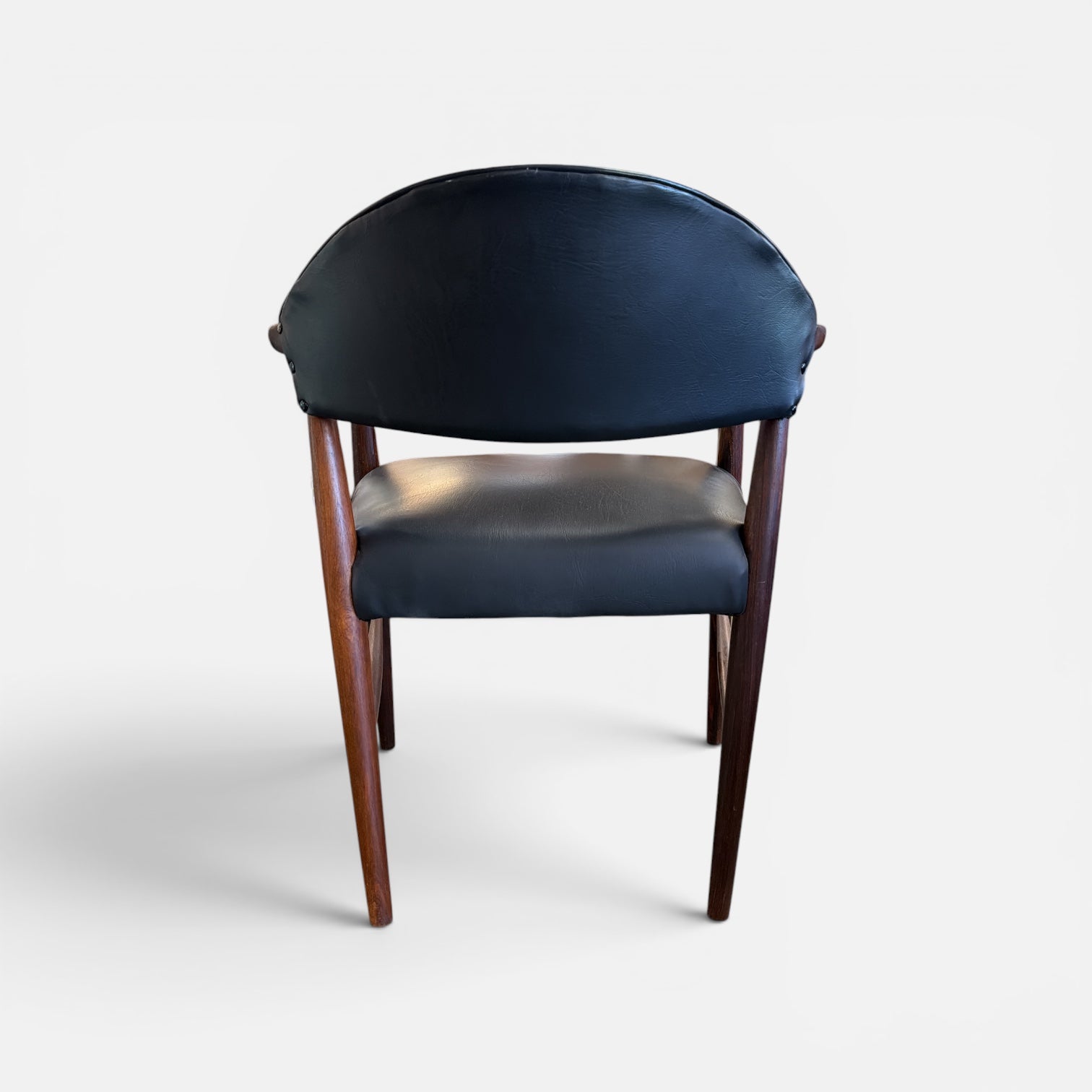 Danish Modern Rosewood Arm Chair by Kurt Olsen Slagelse Movelvaerk 1960