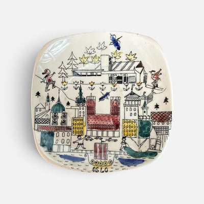 Norway Mid Century Ceramic Catchall Plate