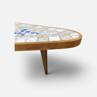 Vintage Boomerang Mosaic Coffee Table