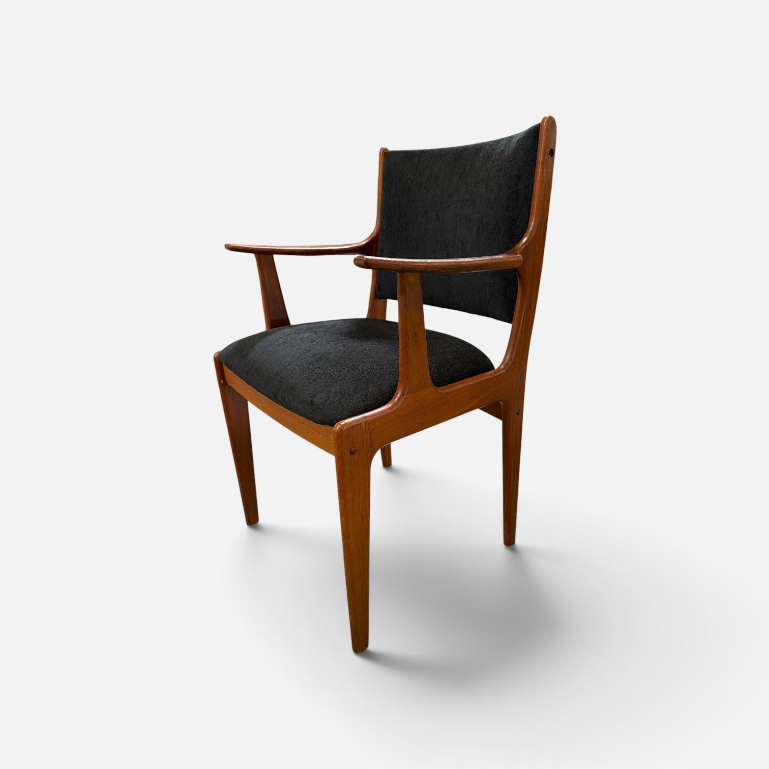 Expanding Teak Dining Table with 4 Chairs (Set of 5)