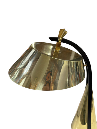 Laurel Mid century modern Task Desk Lamp in Brass - VERY RARE Style