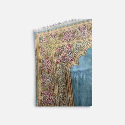 Vintage Light Blue Persian 11'8" x 7'4" Area Rug