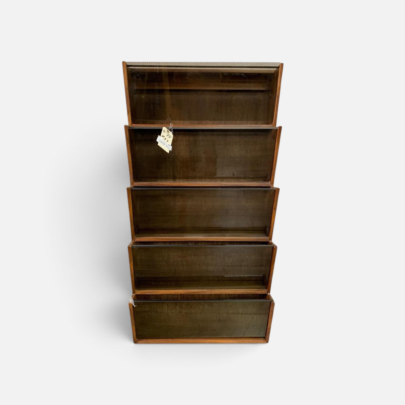 MCM  5 Tier Slanted Magazine Rack Wall Shelf