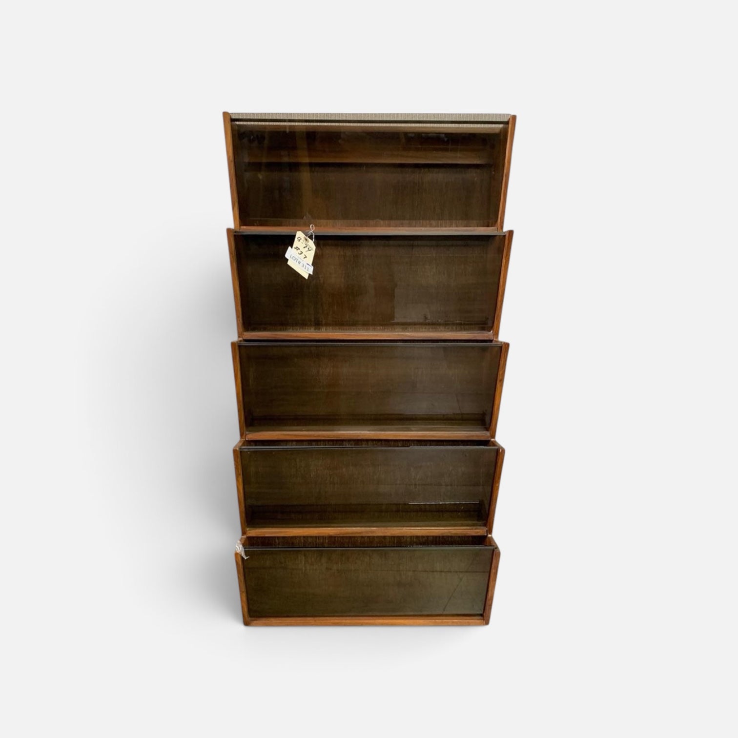 MCM  5 Tier Slanted Magazine Rack Wall Shelf