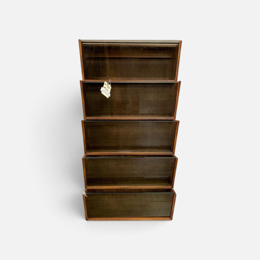 MCM  5 Tier Slanted Magazine Rack Wall Shelf
