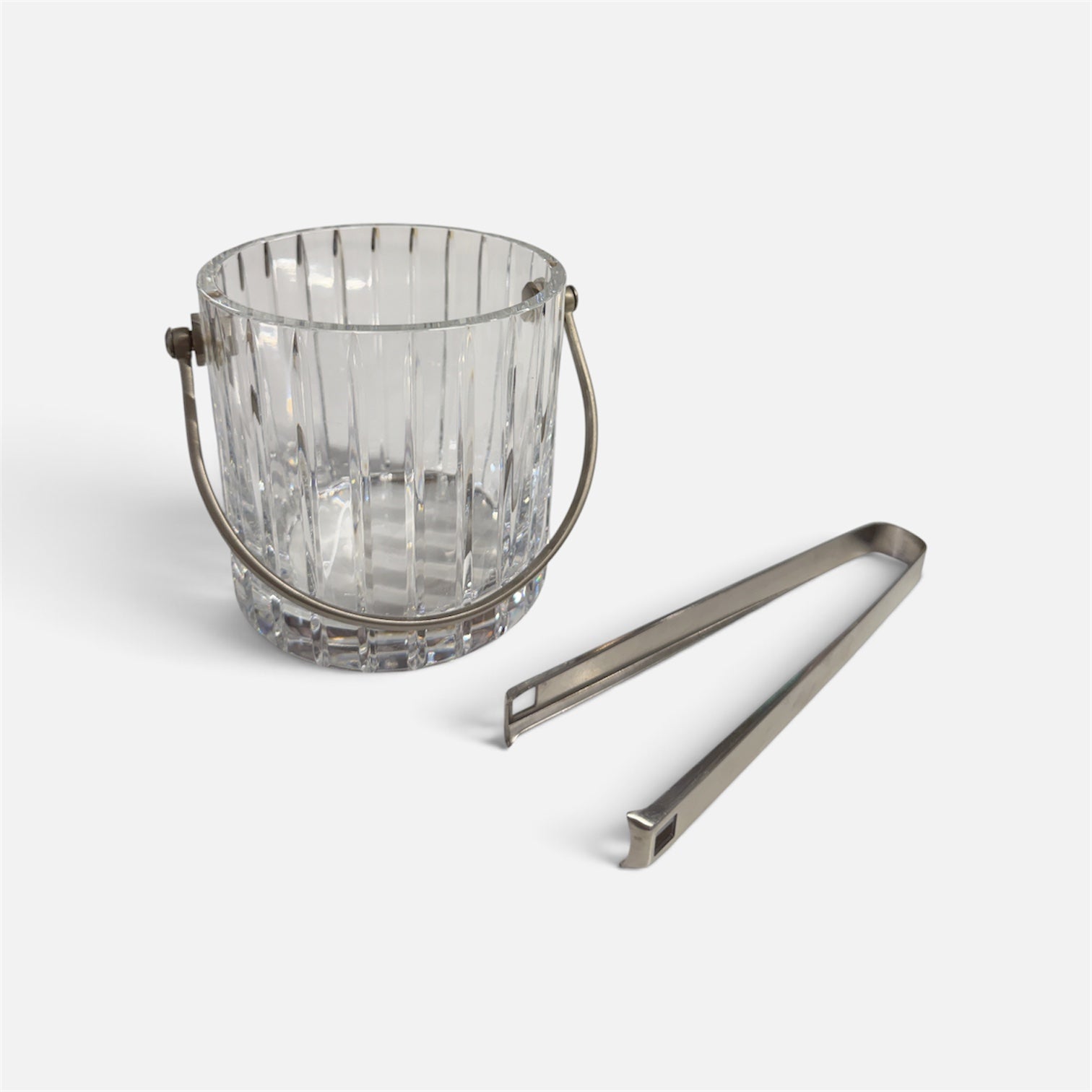 Baccarat Harmonie Ice Bucket with Tongs