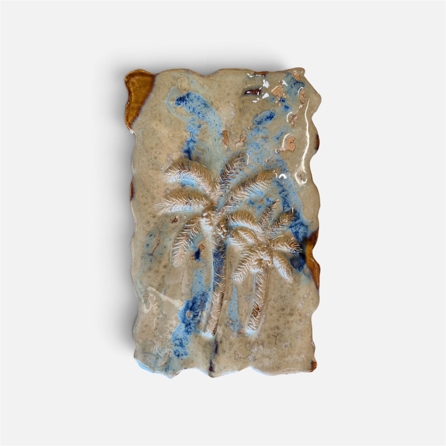 Maui Ceramic Plate by Albert Molina Hawaii