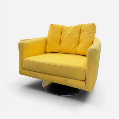 MCM Barrel Swivel Chair