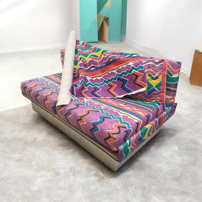 1970's Two-Seat Plinth Base Sofa
