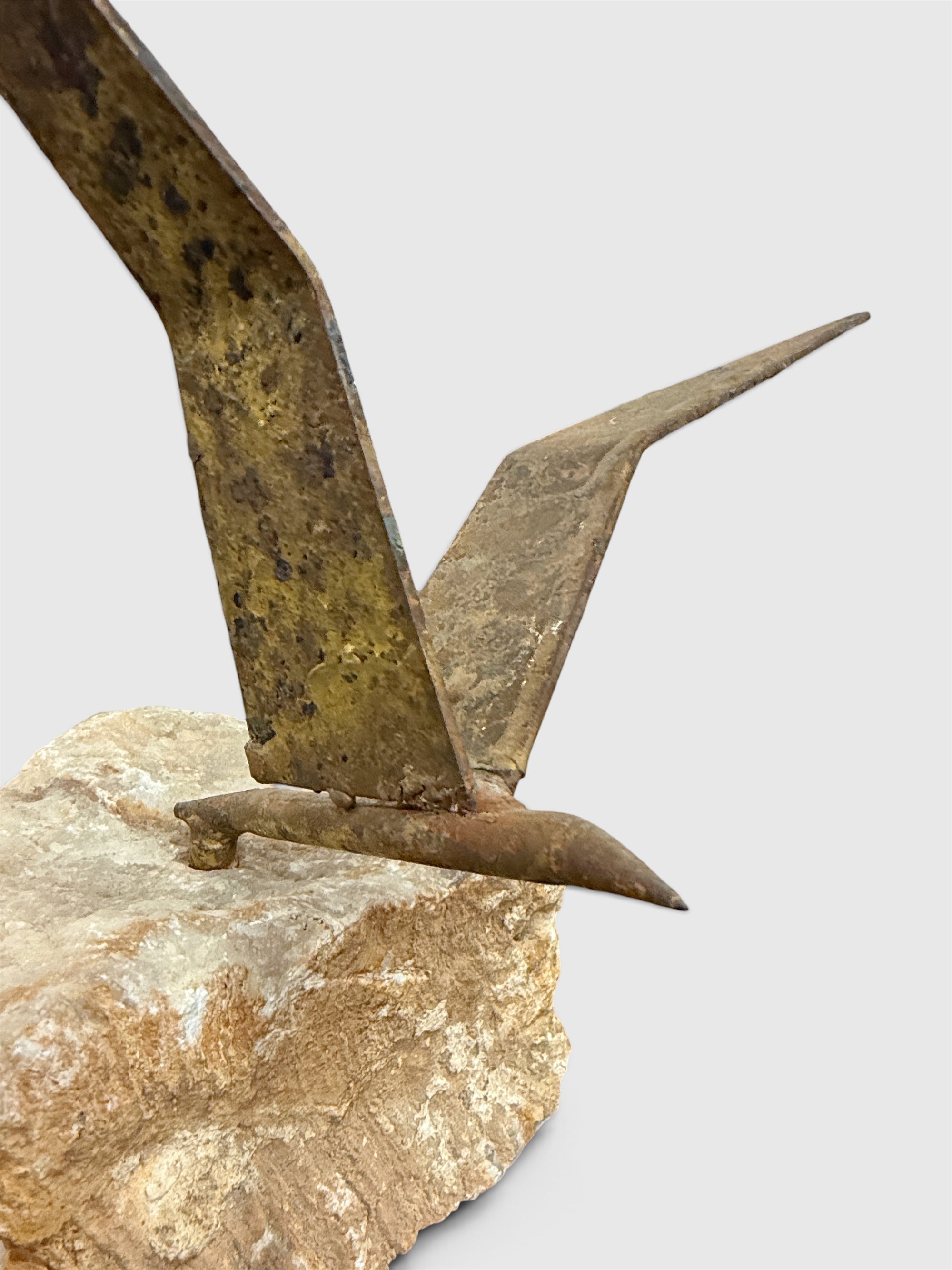 Curtis Jere Gilt Seagull on Quartz