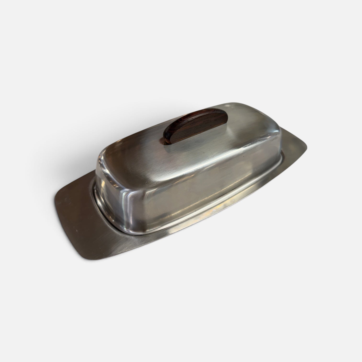 Selandia Stainless Steel Mid Century Butter Dish