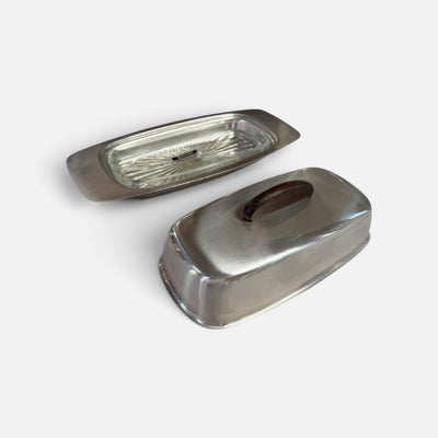 Selandia Stainless Steel Mid Century Butter Dish