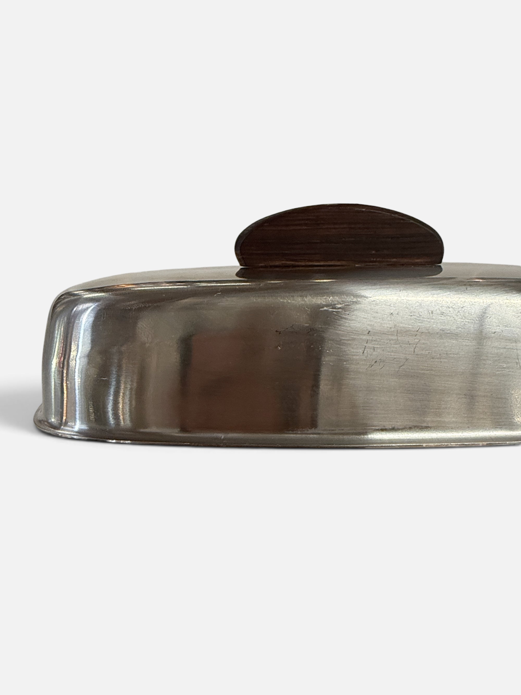 Selandia Stainless Steel Mid Century Butter Dish