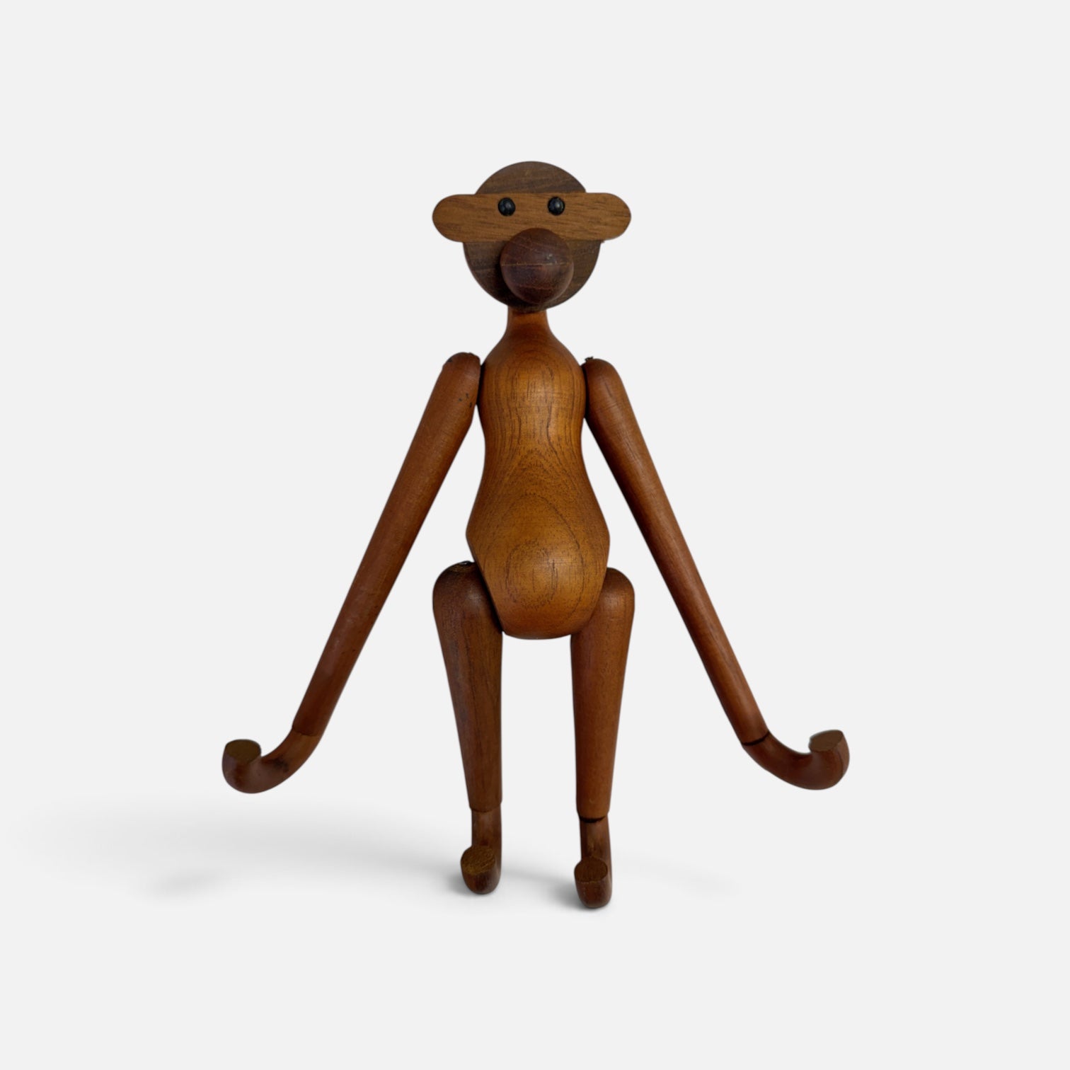 Danish Modern Teak Articulated Monkey Large