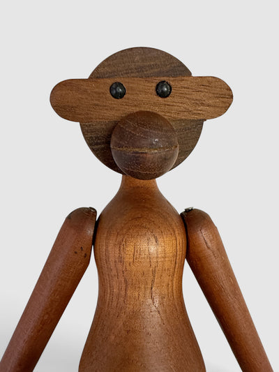Danish Modern Teak Articulated Monkey Large