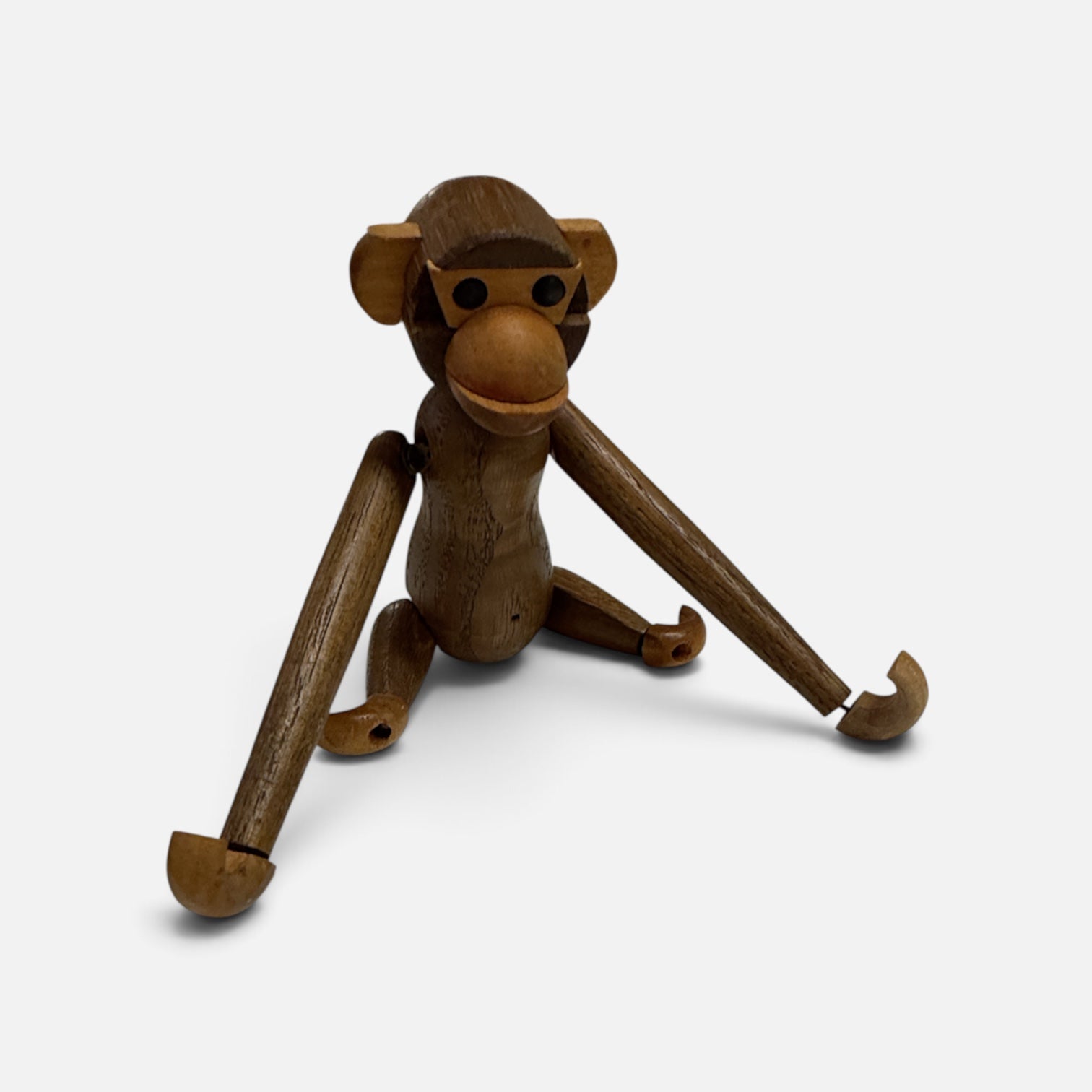 Danish Modern Teak Articulated Monkey Small