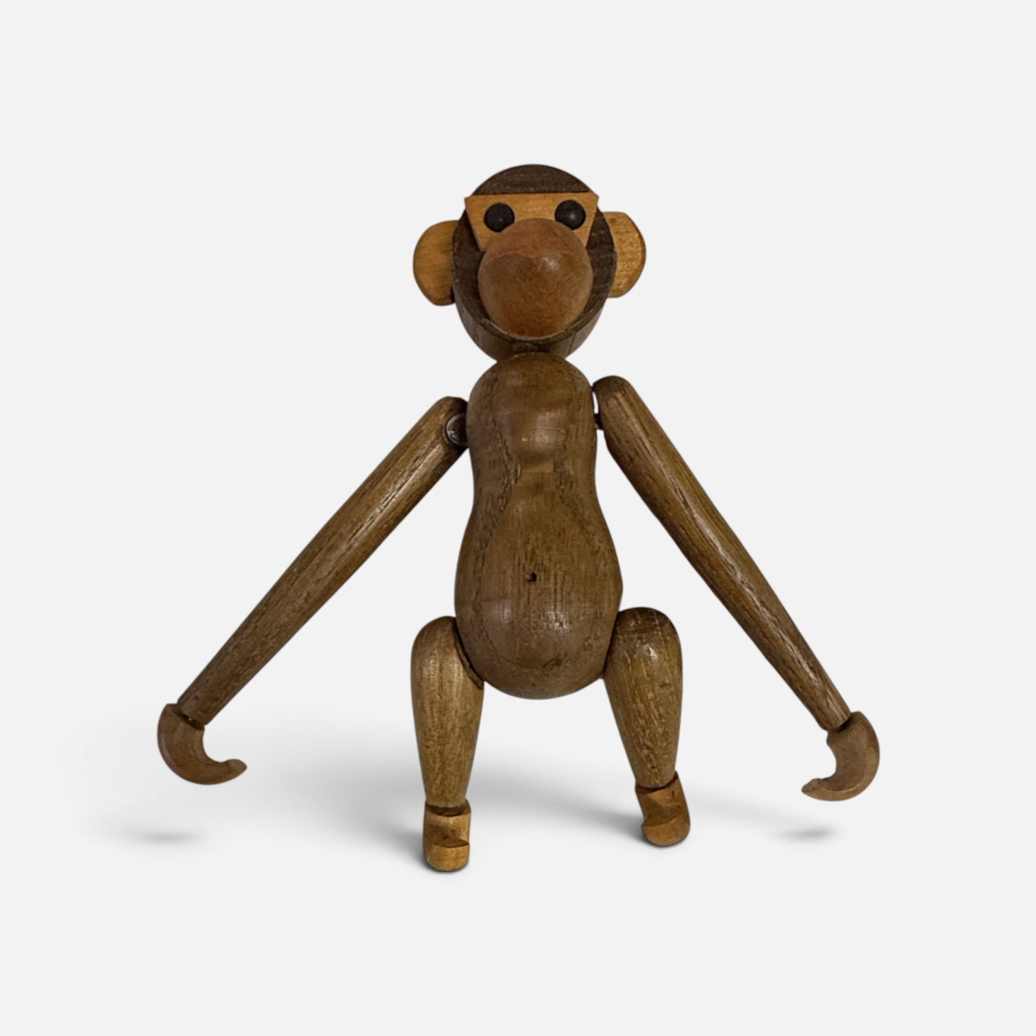 Danish Modern Teak Articulated Monkey Small