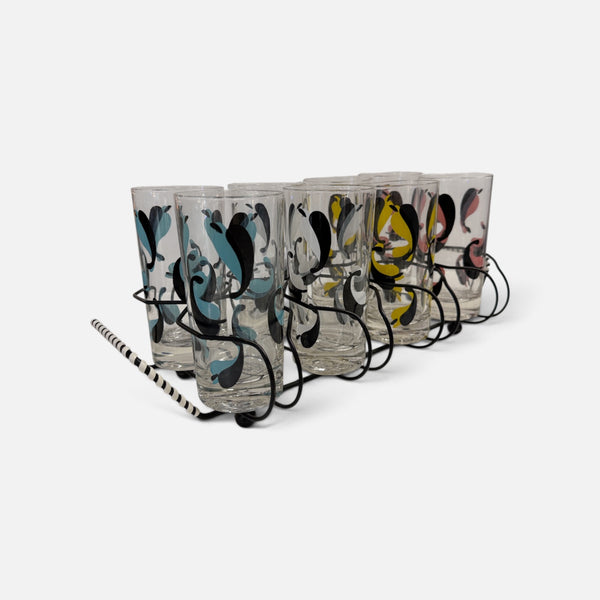 Set of 8 MCM Tumblers in Original Carrier