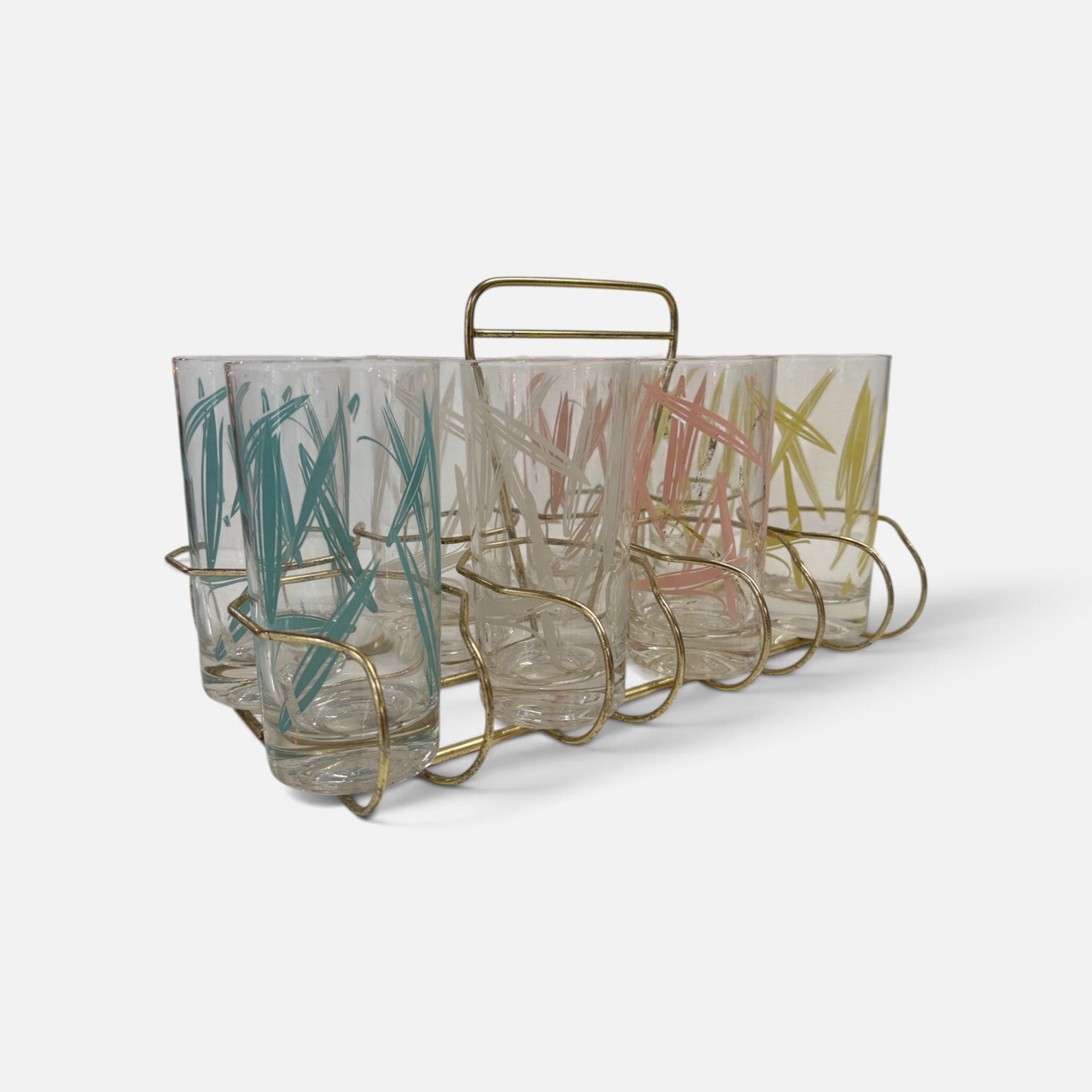 Set of 8 Fred Press Pastel Tumblers in Carrier