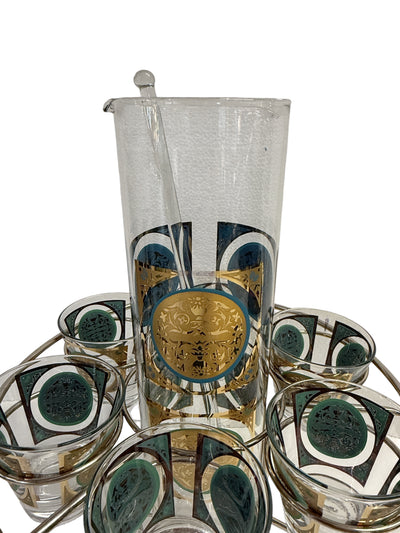 Pasinski Gold Medallion Cocktail Set