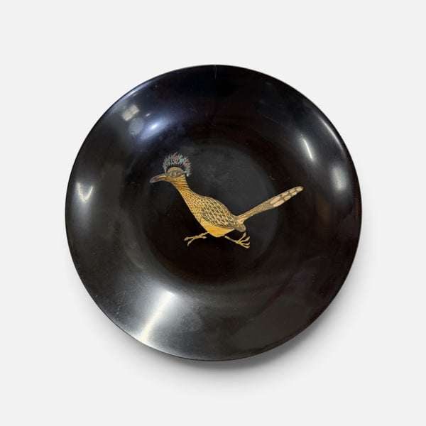 Mid Century Couroc Roadrunner Catch-all