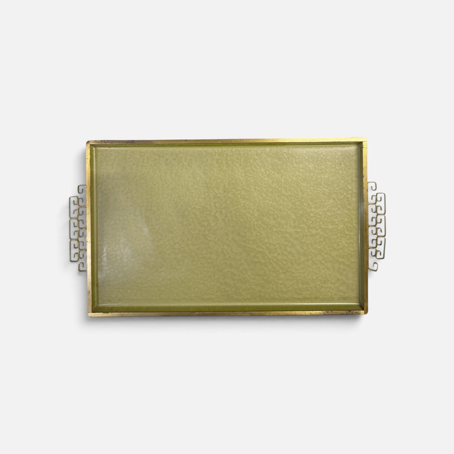 Kyes Mid Century Modern Serving Tray in Pistachio