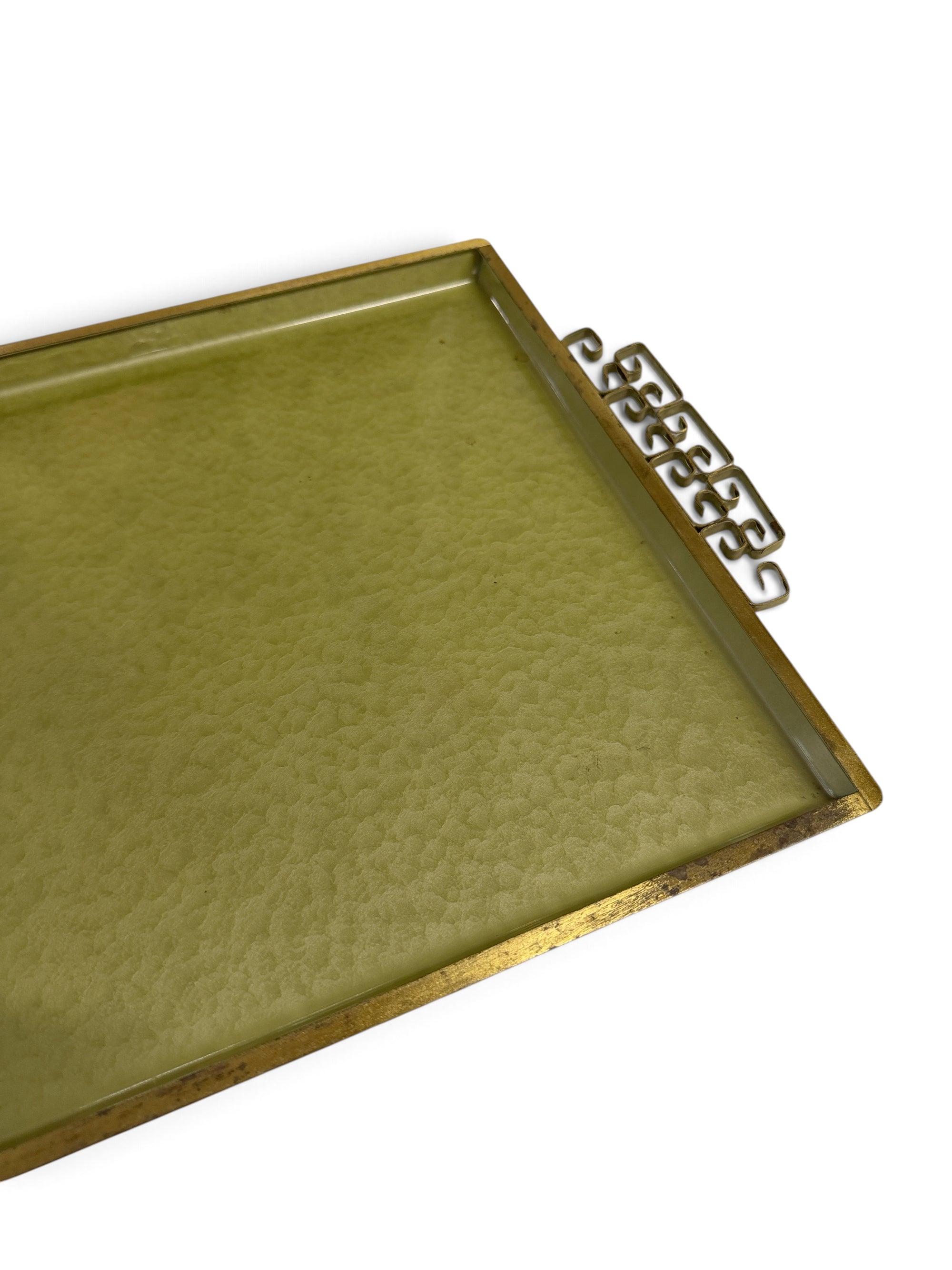 Kyes Mid Century Modern Serving Tray in Pistachio