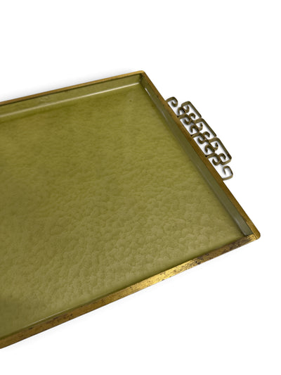 Kyes Mid Century Modern Serving Tray in Pistachio