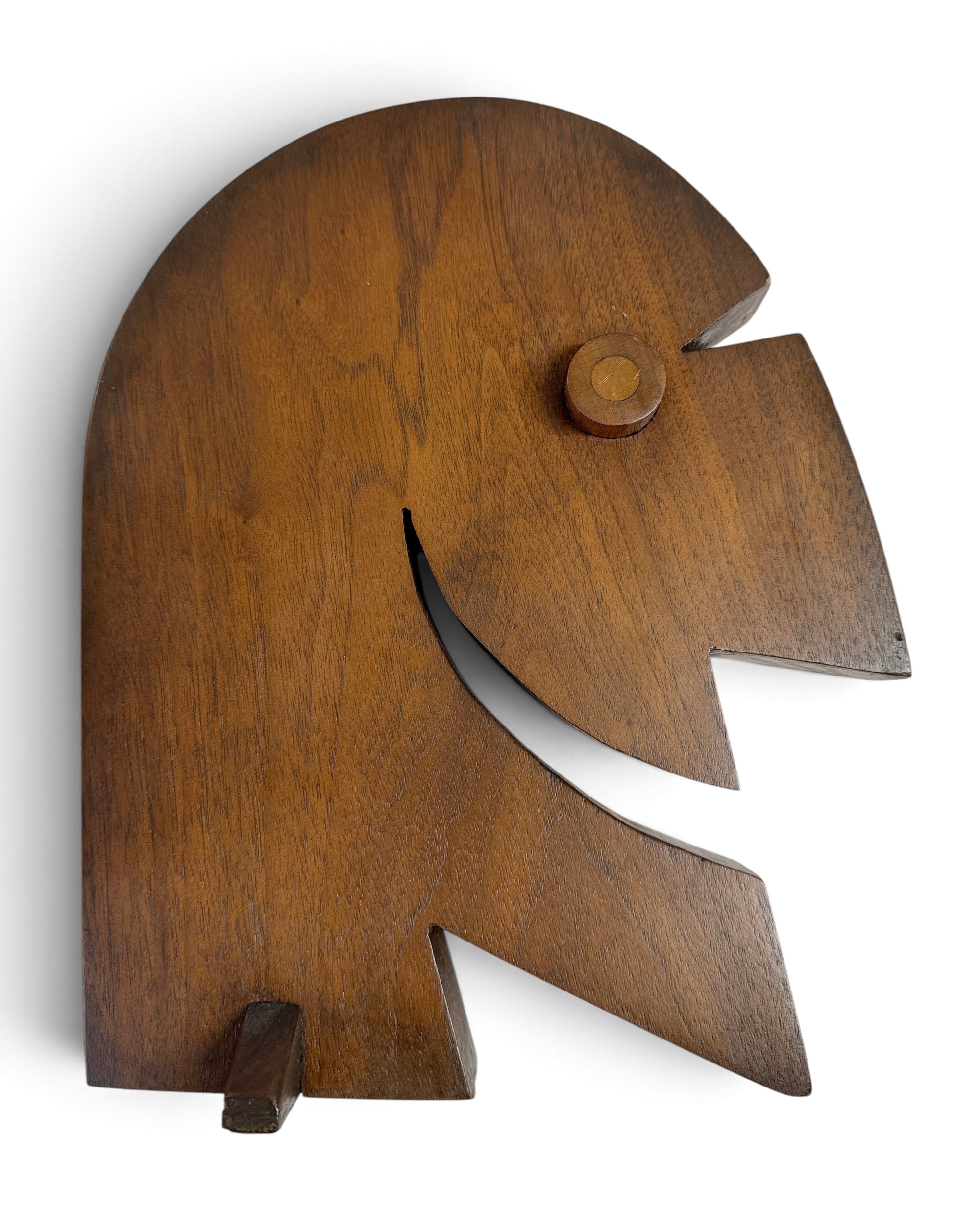Arts & Crafts Walnut Profile Carving