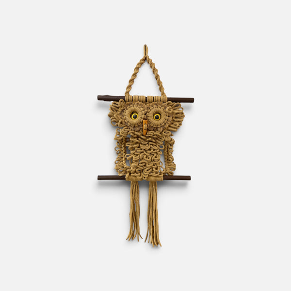 Mid Century Rope Owl Macrame