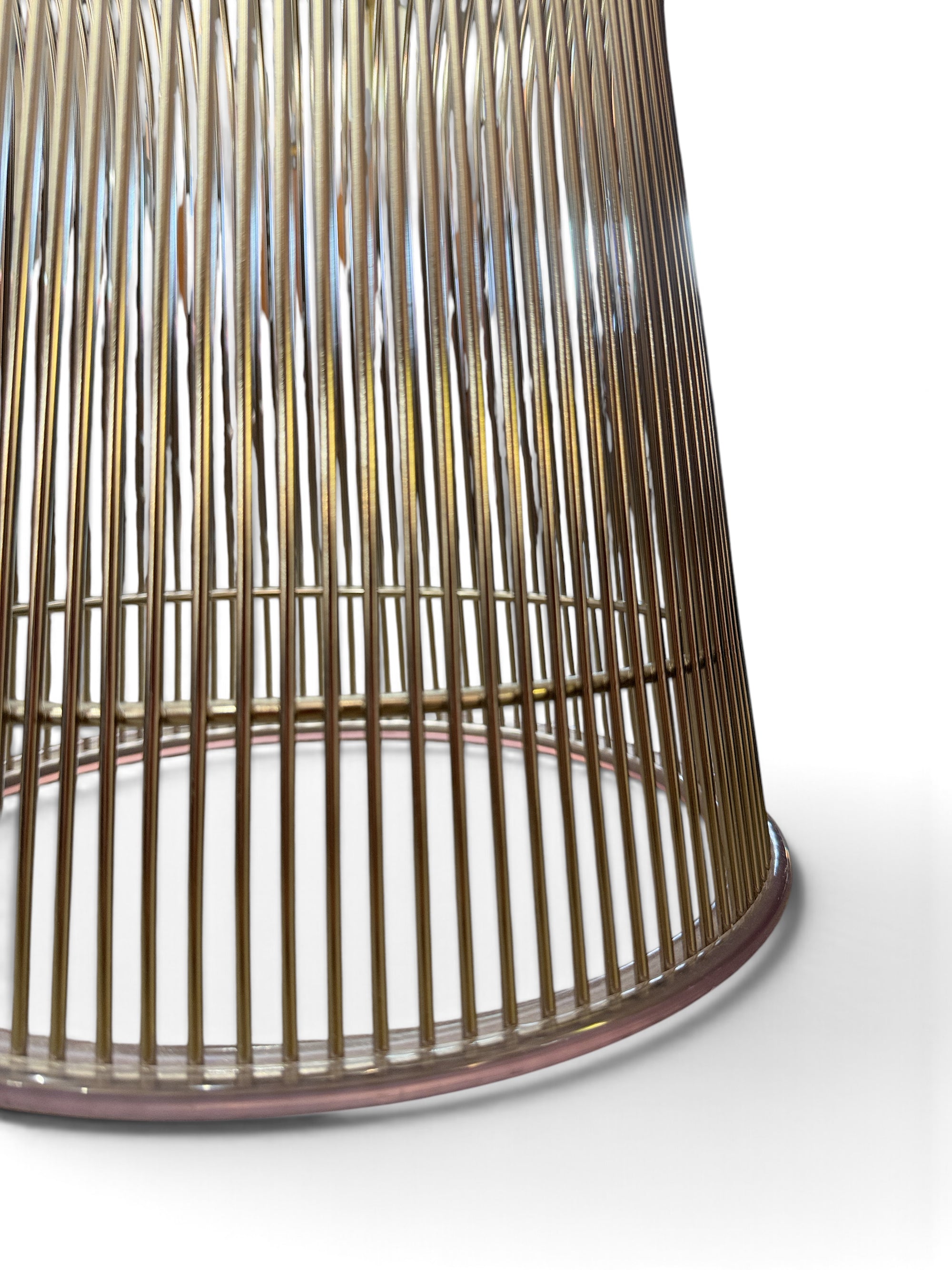 Warren Platner Knoll Polished Chrome End Table