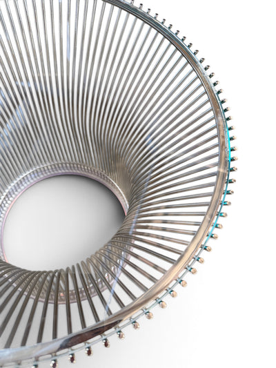 Warren Platner Knoll Polished Chrome End Table