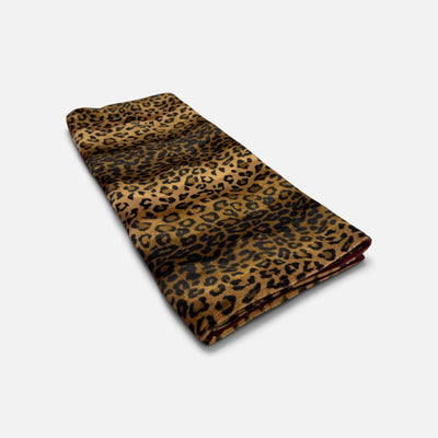 Faux Leopard Cotton Throw