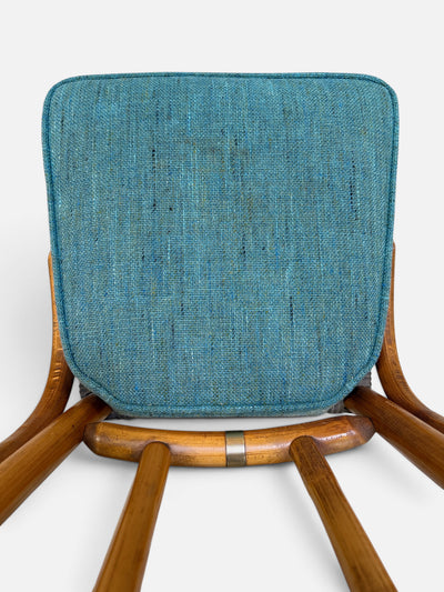 Trio of Original Bradston of CA Rattan Chairs (Set of 3)