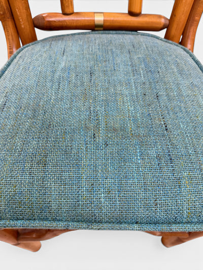 Trio of Original Bradston of CA Rattan Chairs (Set of 3)