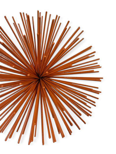 Mid Century Orange Sea Urchins (Set of 4)