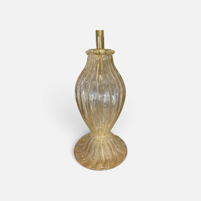 Baker Murano Glass Table Lamp - 29.5"Hx18.25"Dx18.25"W