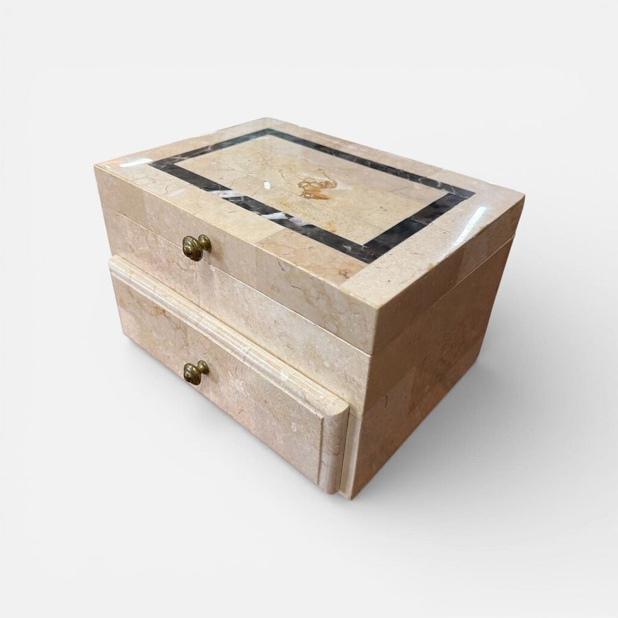 Vintage Maitland Smith Tessellated Jewelry Box