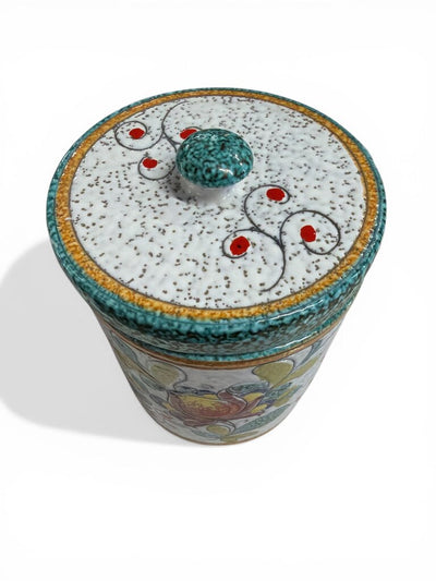 Mid Century Italian Ceramic Apothecary Jar